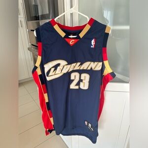 Cleveland Basketball Jersey - Navy and Red